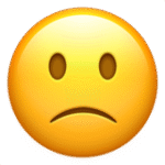 Slightly Frowning Face