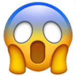 Face Screaming in Fear