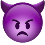Angry Face with Horns