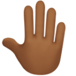 Raised Back of Hand: Medium-Dark