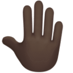 Raised Back of Hand: Dark