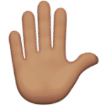 Raised Hand: Medium