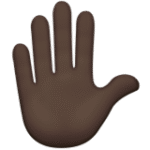 Raised Hand: Dark