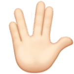 Vulcan Salute (Light)