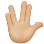 Vulcan Salute (Light-Medium)