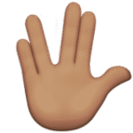 Vulcan Salute (Medium)