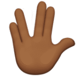 Vulcan Salute (Medium-Dark)