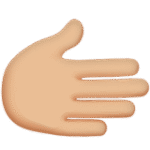 Rightwards Hand: Light-Medium