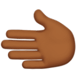 Leftwards Hand: Medium-Dark