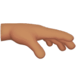 Palm Down Hand: Medium