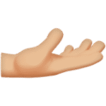 Palm Up Hand (Light-Medium)