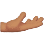 Palm Up Hand (Medium)