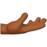 Palm Up Hand (Medium-Dark)