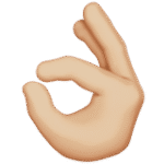 OK Hand (Light-Medium)