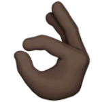 OK Hand (Dark)