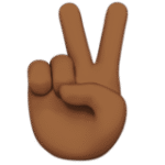 Victory Hand (Medium-Dark)