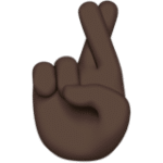 Crossed Fingers (Dark)