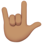 I Love You Hand Sign (Medium)