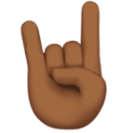 Sign of the Horns (Medium-Dark)