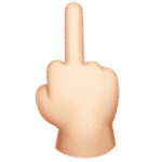 Middle Finger (Light)