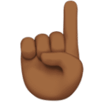 Index Pointing Up (Medium-Dark)