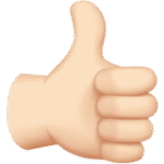 Thumbs Up (Light)