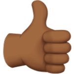 Thumbs Up (Medium-Dark)
