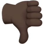 Thumbs Down (Dark)