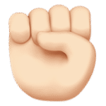 Raised Fist (Light)