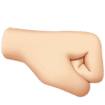 Right-Facing Fist (Light)