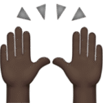 Raising Hands (Dark)