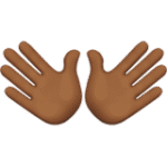 Open Hands (Medium-Dark)