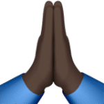 Folded Hands (Dark)