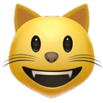 Grinning Cat Face