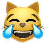 Cat Face with Tears of Joy