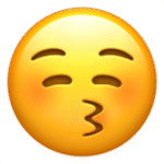 Kissing Face with Closed Eyes