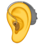 Ear with Hearing Aid