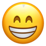 Beaming Face with Smiling Eyes
