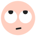 facewithrollingeyes TikTok emoji PNG