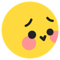 flushed TikTok emoji PNG